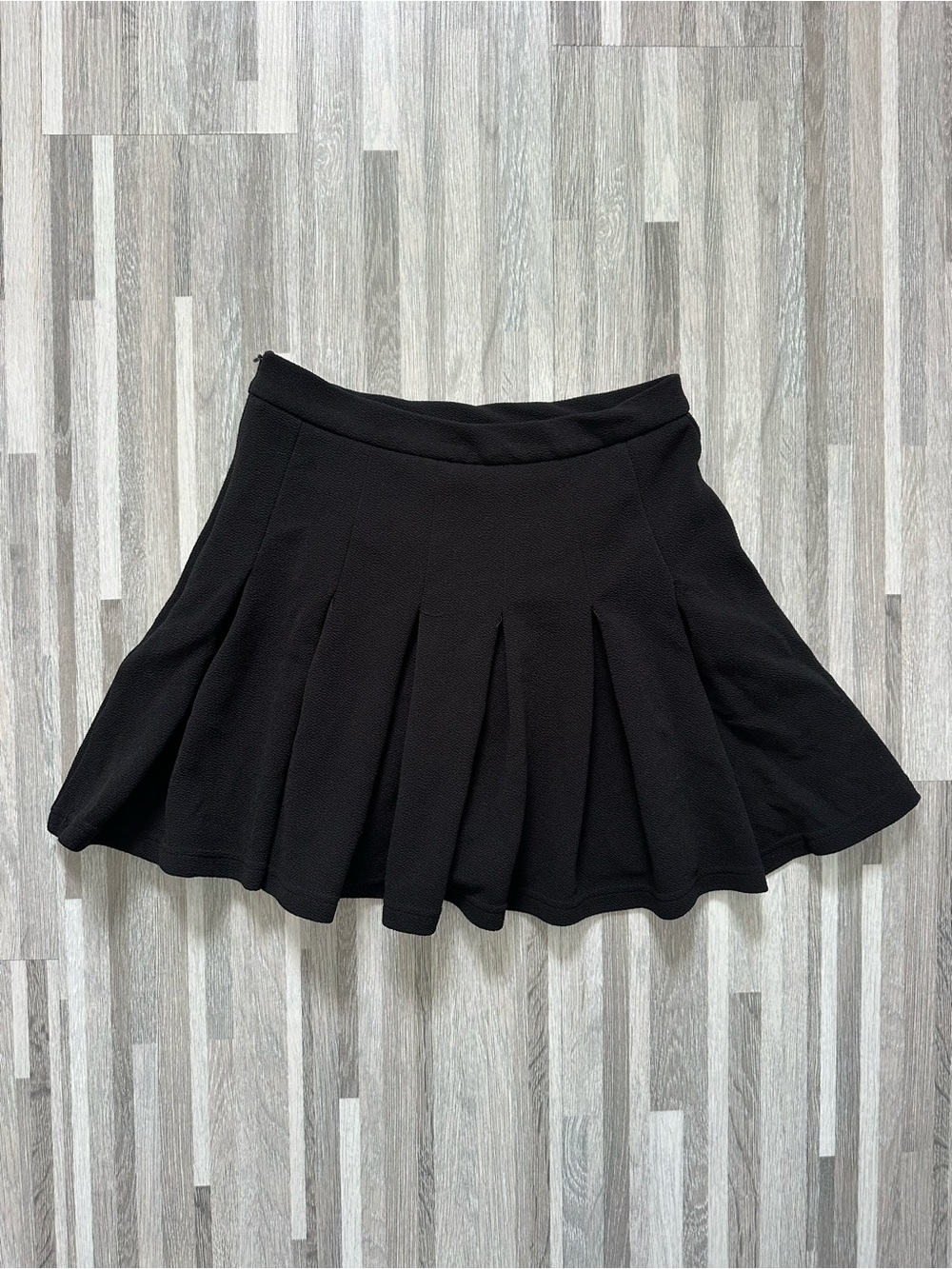 SHEIN Black Casual Fashion Pleated Mini Skirt Size XS